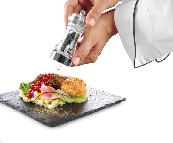Pepperkvern - gjennomsiktig, Pepper Mill, Transparent, Ø58X (H) 146mm - for Storkjøkken - XL - Storkjøkken