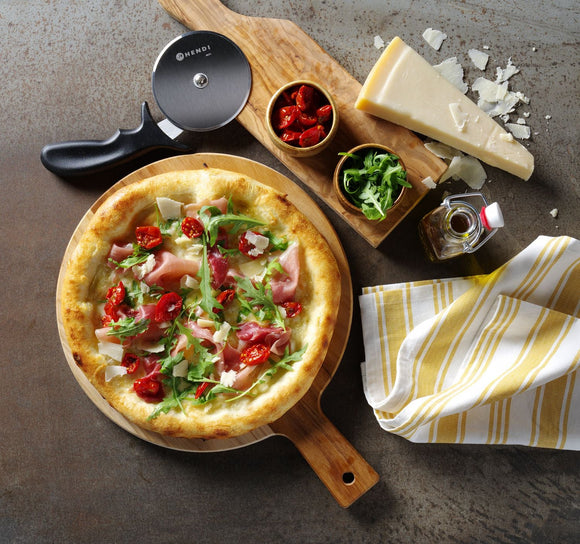 Pizza spade med kort håndtak, kvadrat, perforert, 300x660mm - for Storkjøkken - XL - Storkjøkken