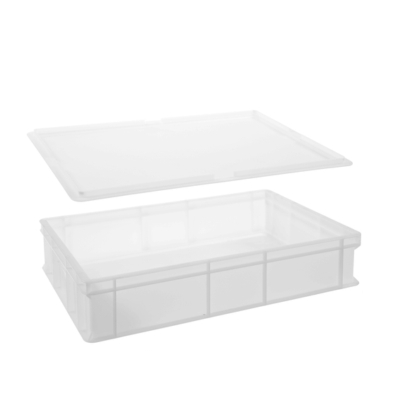 pizzadeigboks - utvendige mål 600x400x(H)75, innvendige mål 565x365x(H)70mm - for Storkjøkken - XL - Storkjøkken
