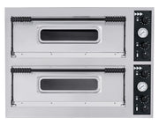 Pizzaovn BASIC XL 44, 2 kammer, 400V/12000W, 1000x844x(H)745mm - for Storkjøkken - XL - Storkjøkken