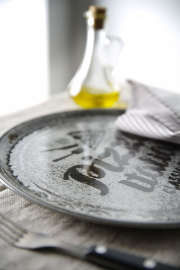 Pizzatallerken - Svart - 330mm, Min. kjøp: 6 - for Storkjøkken - XL - Storkjøkken