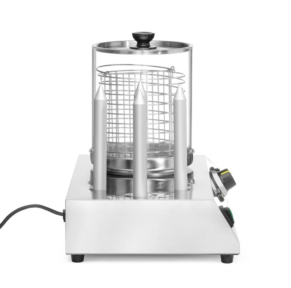 Pølse - og pølsebollevarmer, 220 - 240V/550W, 500x310x(H)395mm - for Storkjøkken - XL - Storkjøkken