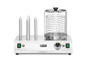 Pølse - og pølsebollevarmer, 220 - 240V/550W, 500x310x(H)395mm - for Storkjøkken - XL - Storkjøkken