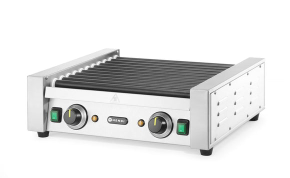 Pølserullegrill - to soner - 14 Elektriske - for Storkjøkken - XL - Storkjøkken