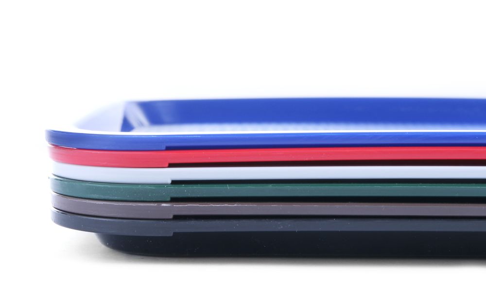 Polypropylen fastfood - brett, medium, grønn, 305x415x (h) 20mm - for Storkjøkken - XL - Storkjøkken