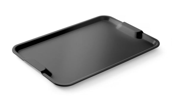 Polypropylenbrett, Euronorm, med profilhåndtak, lysegrå, 530x370x (H) 28mm - for Storkjøkken - XL - Storkjøkken