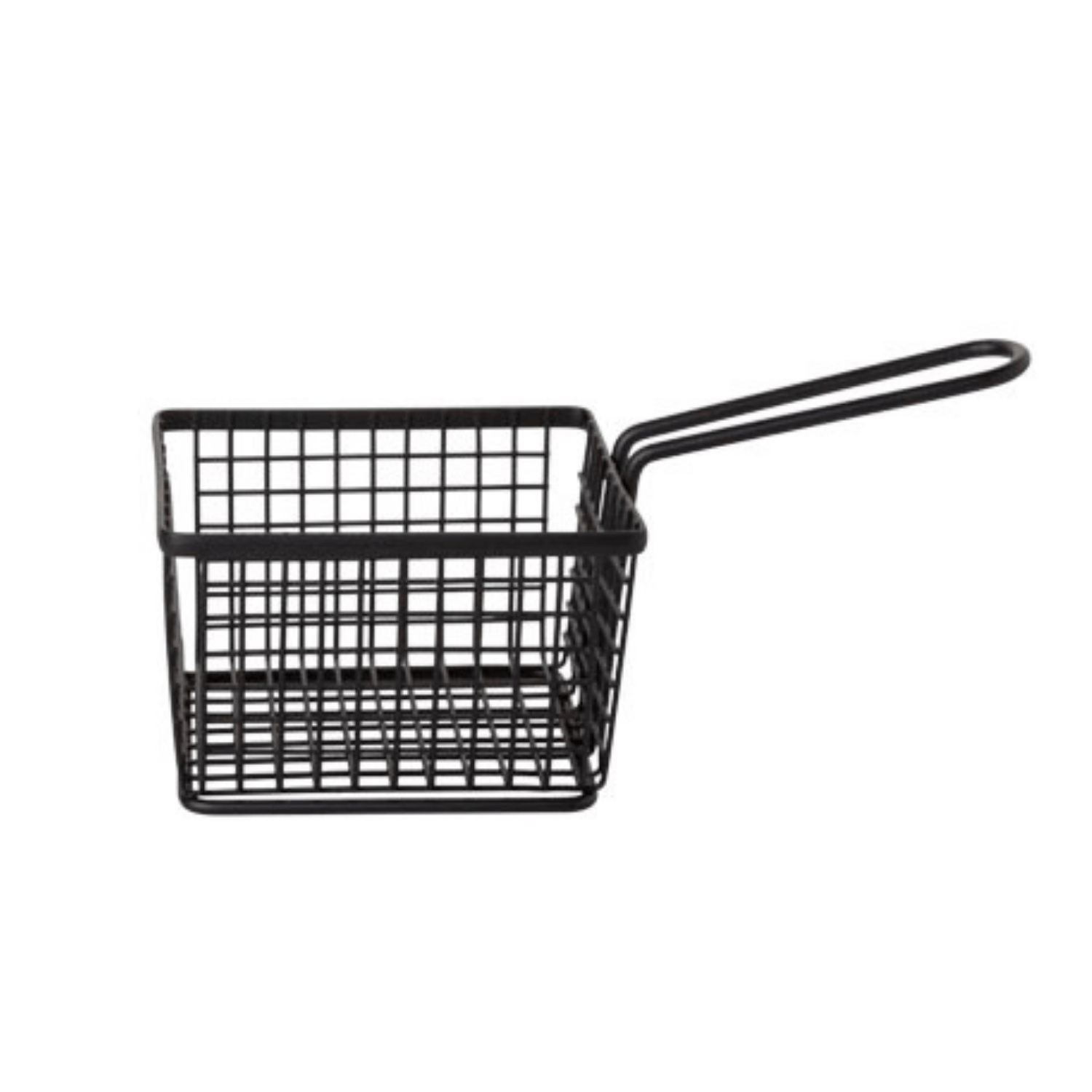 Pommes frites - kurv, svart, 120x100mm, Min. kjøp: 6 - for Storkjøkken - XL - Storkjøkken