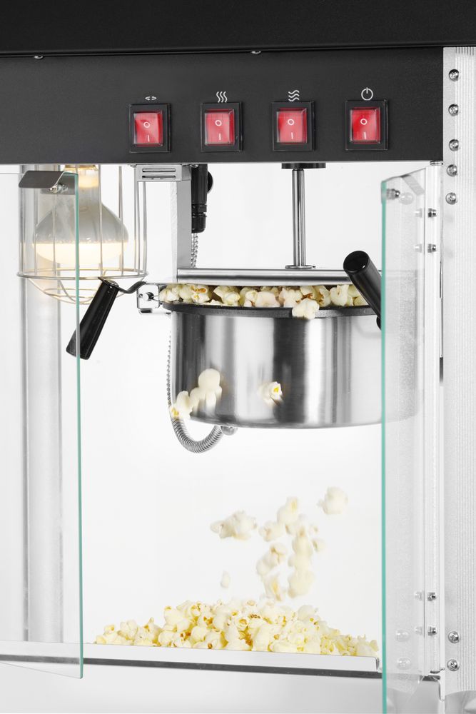 Popcornmaskin - Svart - for Storkjøkken - XL - Storkjøkken
