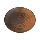 Lykke brun flat tallerken, 170 mm, Min. kjøp: 6-1