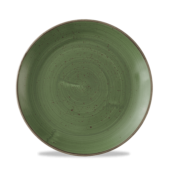 Stonecast Sorrel Green Coupe-tallerken, 220 mm, Min. kjøp: 6