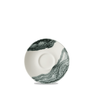 Tide svart espresso-tallerken, 120 mm, Min. kjøp: 6