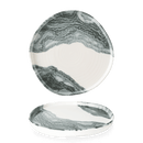 Tide Black Organic Fat Tallerken med Kant, 250 mm, Min. kjøp: 6-1