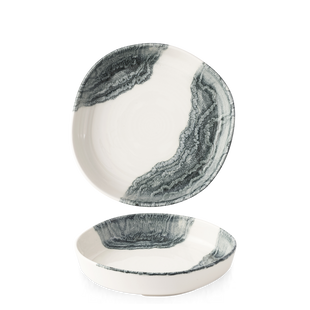 Tide Black Organic Dypkantet Tallerken, 230 mm, Min. kjøp: 6