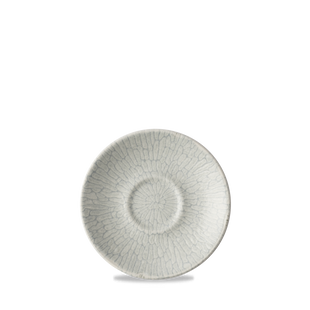 Delta grå espresso-tallerken, 120 mm, Min. kjøp: 6