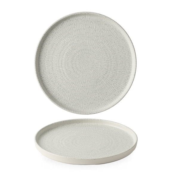 Delta grå tallerken med kant, 260 mm, Min. kjøp: 6