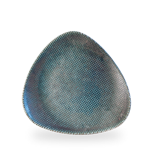 Astro metallisk blå trekantplate, 270 mm, Min. kjøp: 6