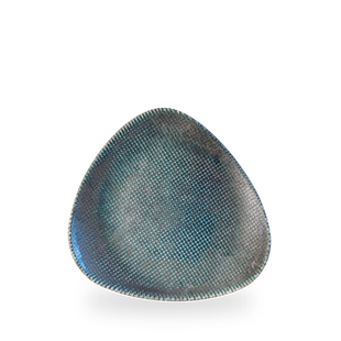 Astro metallisk blå trekantplate, 230 mm, Min. kjøp: 6