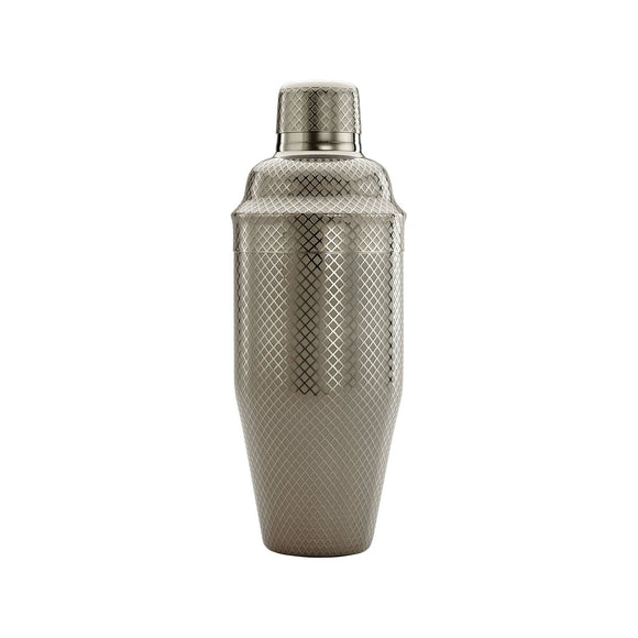 Diamond Lettice cocktailshaker i japansk stil med 3 deler, svart, 700 ml