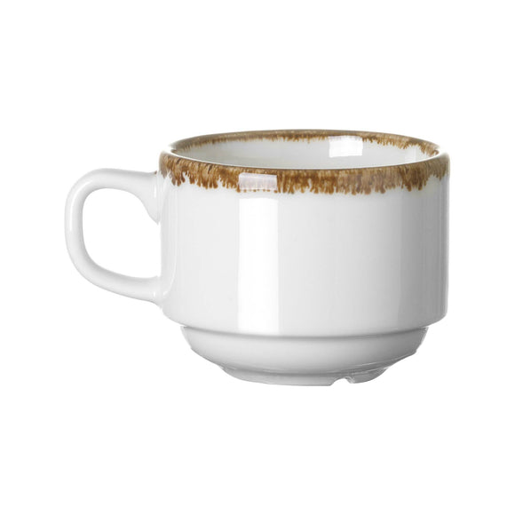 Stabelbar kaffekopp i vanilje, 200 ml, Min. kjøp: 6