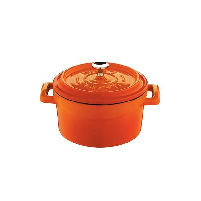 Rund støpejernsgryte, diameter () 12 cm, 530 ml, Min. kjøp: 1