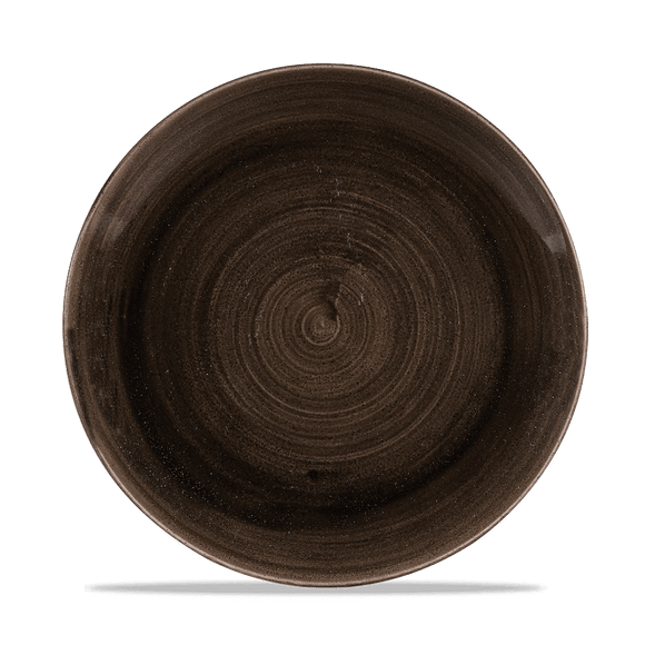 Stonecast Patina Iron Black grunn coupe-plate, 260 mm, Min. kjøp: 12