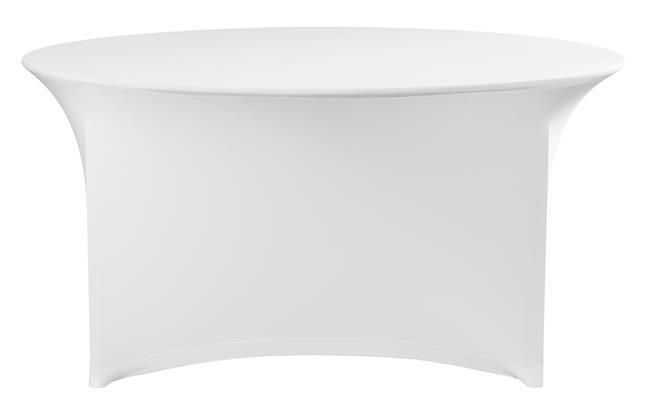 Bordtrekk rundt, HENDI, Symposium, 810941, Hvit, ⌀1800x(H)760mm