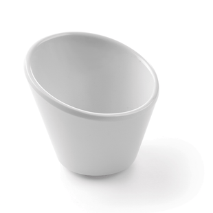 Velocity melamin skråstilt skål, 110x110x(H)100mm