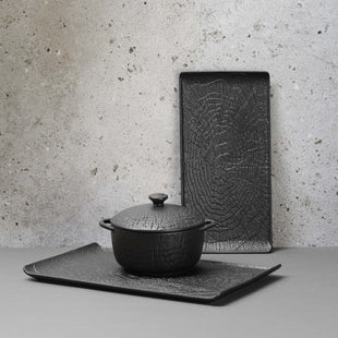 Terrin med skorpehåndtak og lokk, 140 mm, Min. kjøp: 3