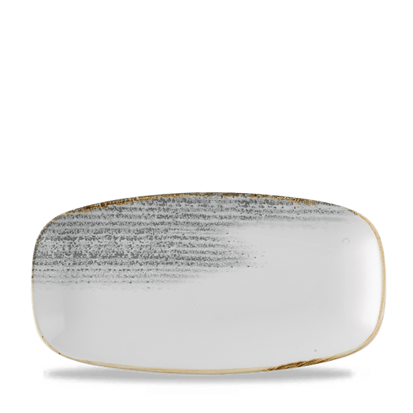 Homespun Accents Jasper Grey kokketallerken avlang, 298x153mm, Min. kjøp: 6