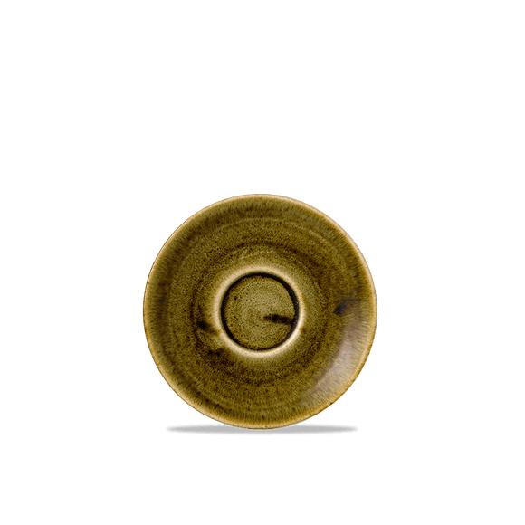 Stonecast Plume Grønn espresso-tallerken, 118 mm