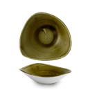 Stonecast Plume Grønn trekantet skål, 235 mm, Min. kjøp: 1-1