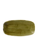 Stonecast Plume Green kokketallerken avlang, 298x153mm-1