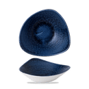 Stonecast Plume ultramarin trekantet skål, 235 mm, Min. kjøp: 12-1