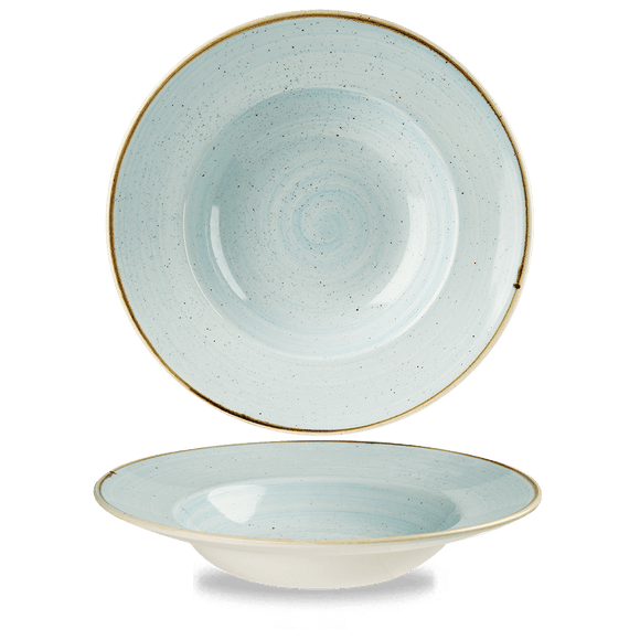 Stonecast Duck Egg Profile bolle med bred kant, 280 mm, Min. kjøp: 6
