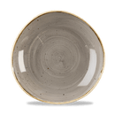 Stonecast Grå rund skål, 253 mm, Min. kjøp: 6-1