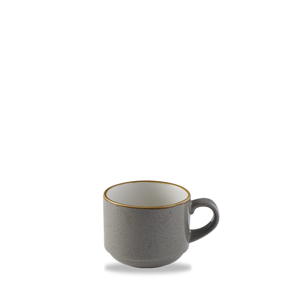 Stonecast Grå stabelkopp, 220 ml, Min. kjøp: 6