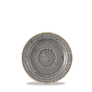 Grå tallerken i steinstøpt stål, 150 mm, Min. kjøp: 6