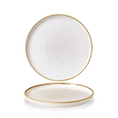 Steinstøpt bygg hvitvegget tallerken, 210x(h)20mm, Min. kjøp: 6-1