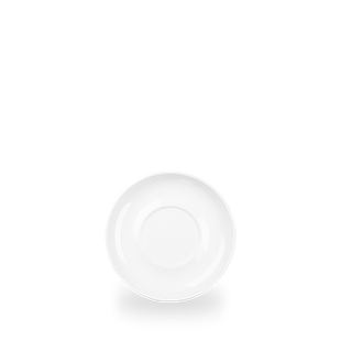 Hvit kompakt teskål, 152 mm