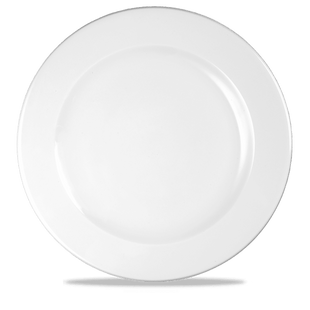 Hvit profilplate, 305 mm, Min. kjøp: 12