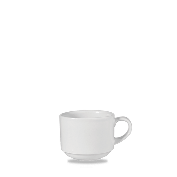 Hvit Profile-stablekopp, 220 ml, Min. kjøp: 12