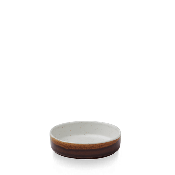 Nourish Barley White sideskål, 120 mm, Min. kjøp: 12