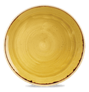 Stonecast sennepsgul kupétallerken, 320 mm-1