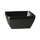 Svart firkantet bolle 19 x 19 cm, høyde 9 cm-1