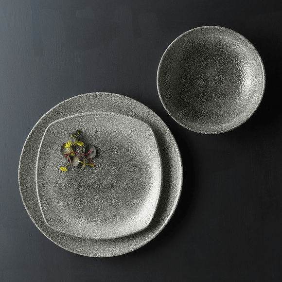 Raku Quartz Black coupé - skål, 182 mm, Min. kjøp: 12 - for Storkjøkken - XL - Storkjøkken