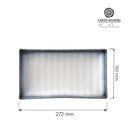 Rektangulært fat i silke, 272x150mm, Min. kjøp: 3 - for Storkjøkken - XL - Storkjøkken