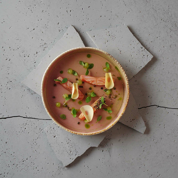 Rosa flat tallerken 210mm, Min. kjøp: 3 - for Storkjøkken - XL - Storkjøkken