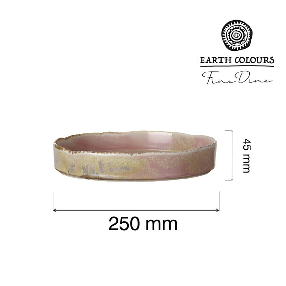 Rosa høykantplate 250 mm, Min. kjøp: 2 - for Storkjøkken - XL - Storkjøkken