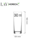 Rotterdam longdrinkglass 360 ml, LAV, Min. kjøp: 6 - for Storkjøkken - XL - Storkjøkken