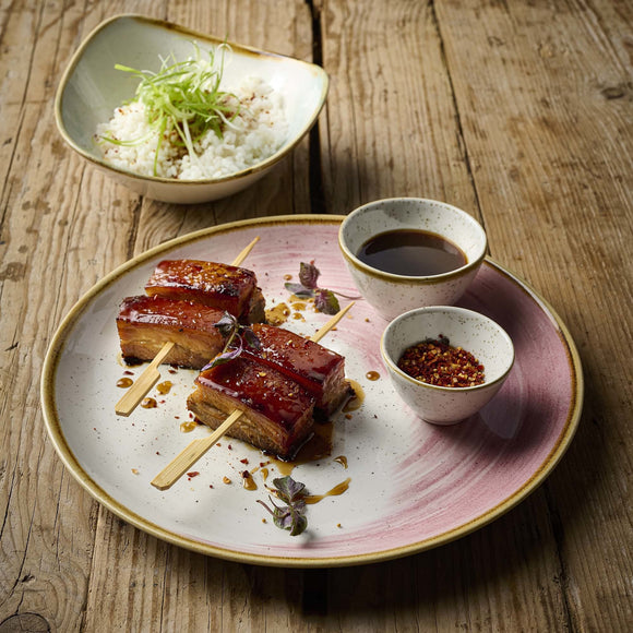 Rund bolle i steinstøpt bygghvit, 253 mm, Min. kjøp: 6 - for Storkjøkken - XL - Storkjøkken